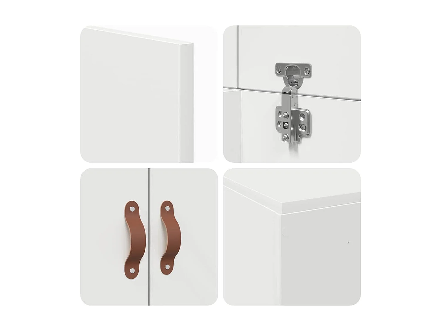 Lit simple | Lit adulte, enfant | Cadre de lit de rangement Blanc 90x190 cm