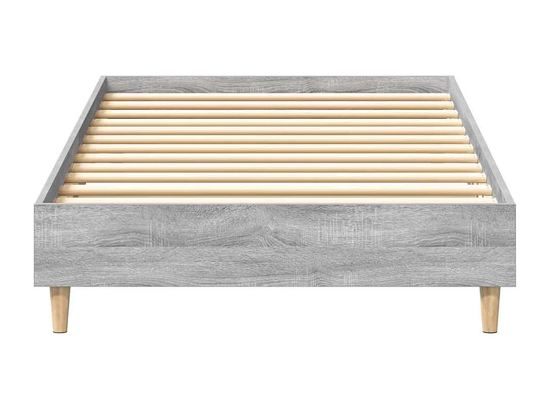 Lit simple | Lit adulte, enfant | Cadre de lit sonoma gris 75x190 cm
