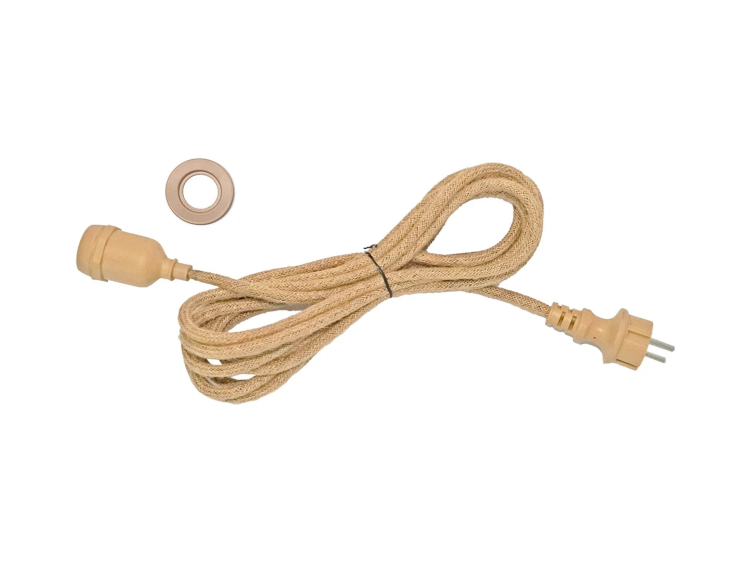 Câble électrique ENNA Beige Corde 5m