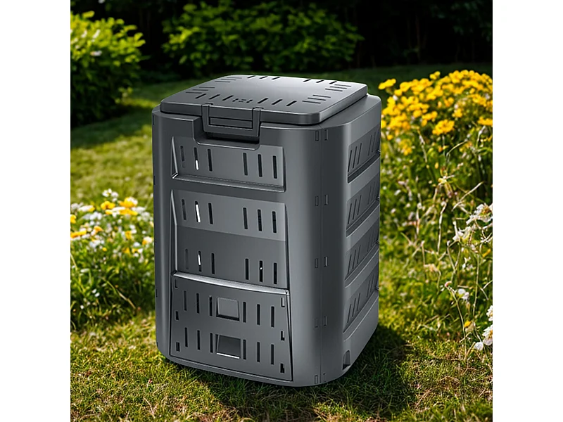 Composteur 220L COMPOGREEN 61x61x75cm