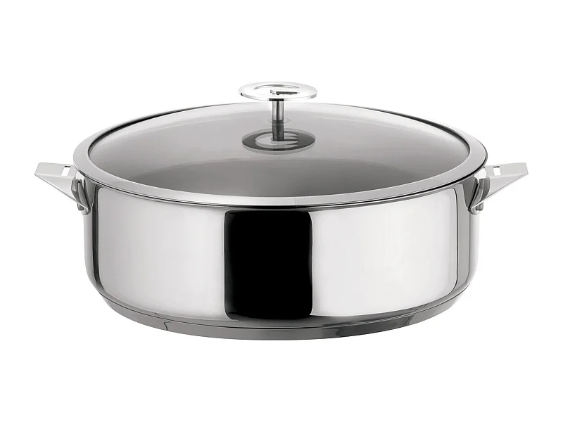 Eclipse - Sauteuse 28 cm inox avec couvercle