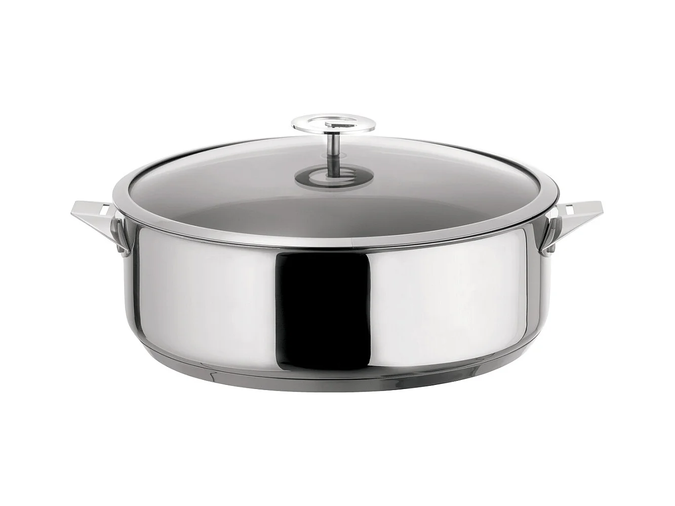 Eclipse - Sauteuse 28 cm inox avec couvercle