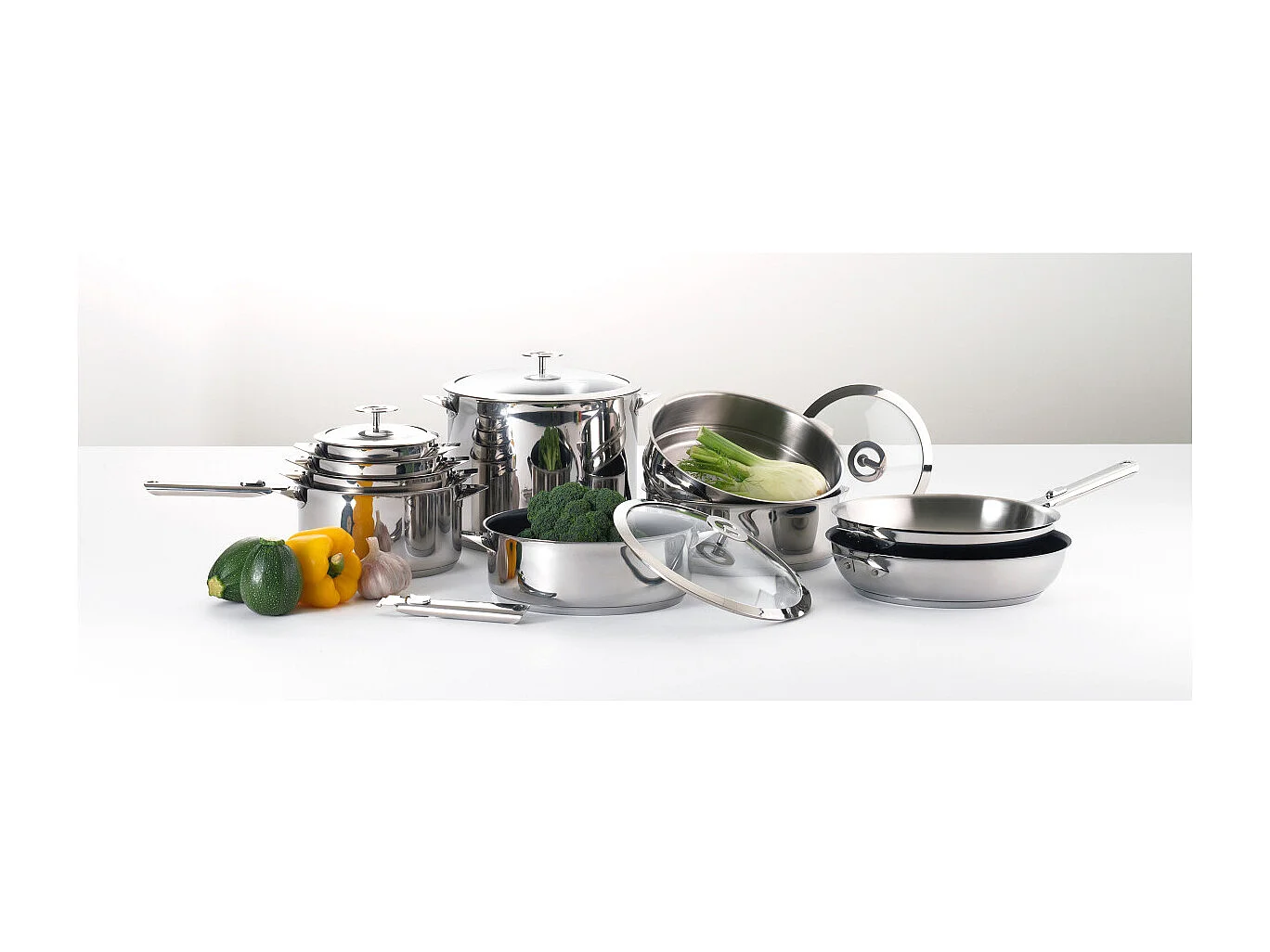 Eclipse - Sauteuse 28 cm inox avec couvercle