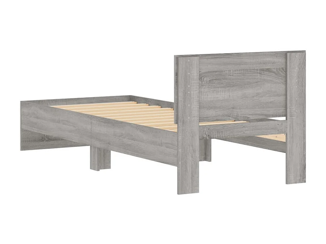 Lit simple | Lit adulte, enfant | Cadre de lit avec tête de lit 75x190 cm