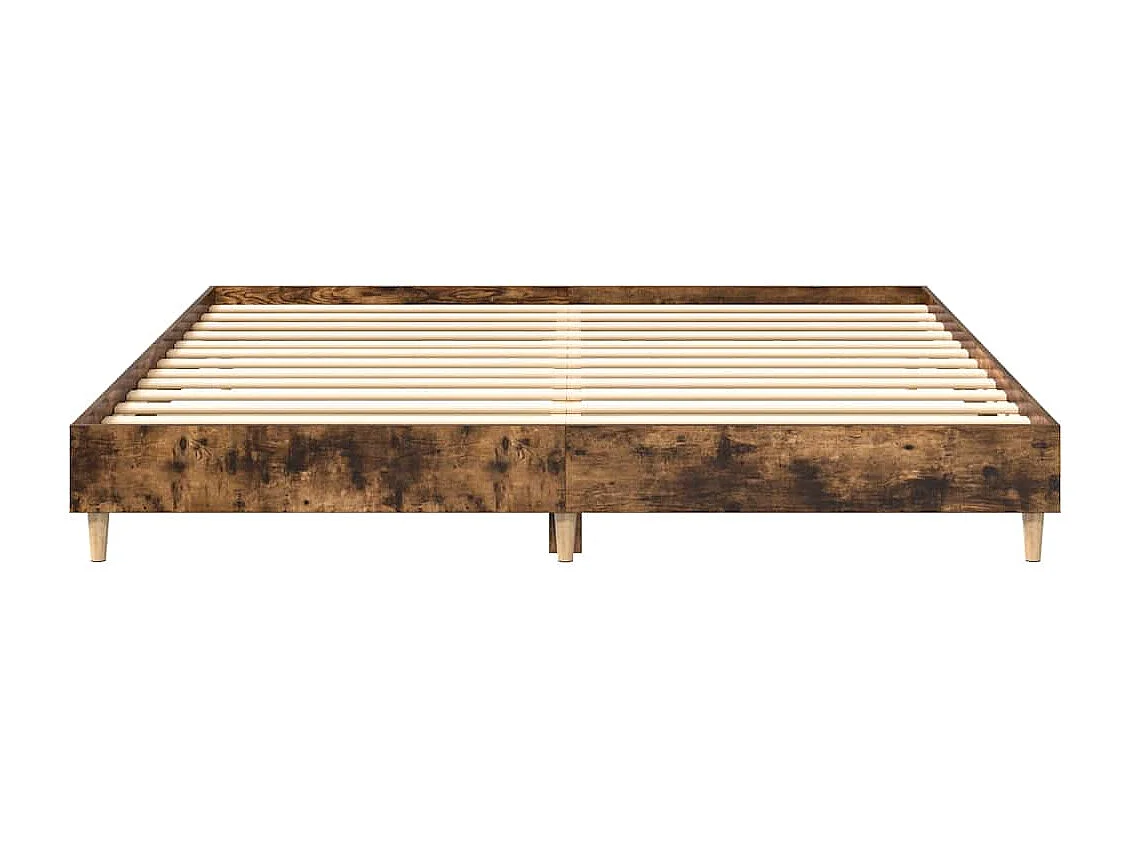 Lit double | Lit adulte | Cadre de lit chêne fumé 180x200 cm