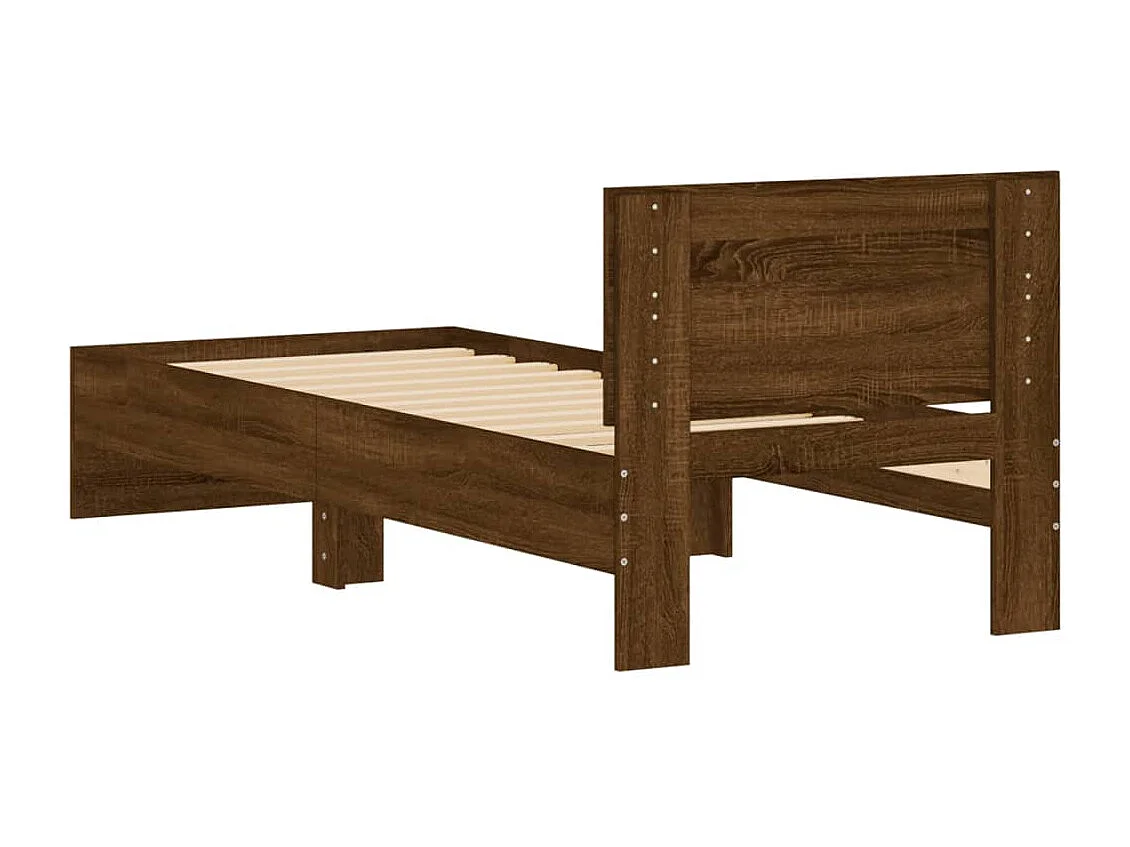 Lit simple | Lit adulte, enfant | Cadre de lit avec tête de lit 90x200 cm