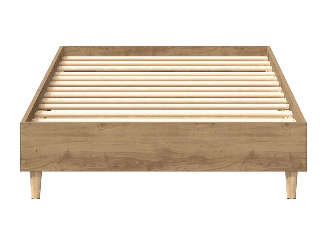 Lit simple | Lit adulte, enfant | Cadre de lit chêne artisanal 75x190 cm
