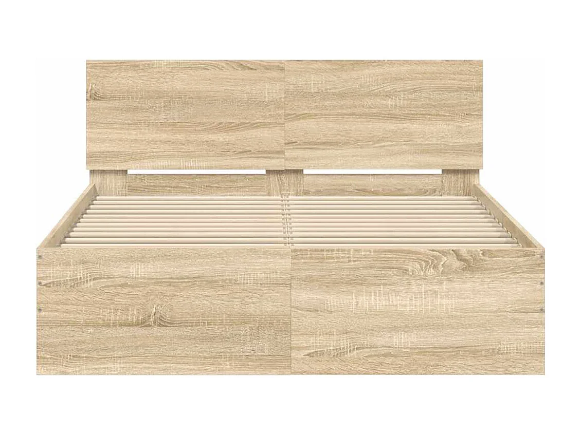 Lit simple | Lit adulte, enfant | Cadre de lit chêne sonoma 120x200 cm