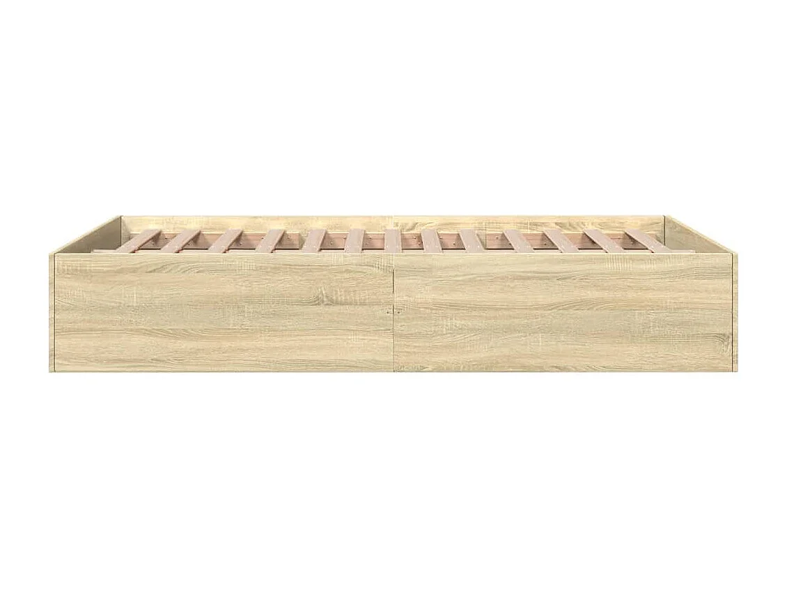 Lit double | Lit adulte | Cadre de lit chêne sonoma 140x200 cm