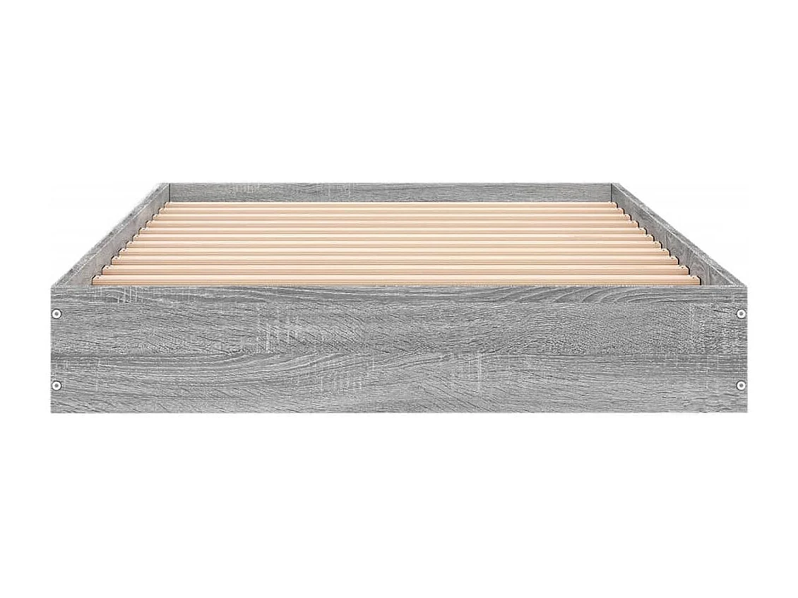 Lit simple | Lit adulte, enfant | Cadre de lit sonoma gris 75x190 cm