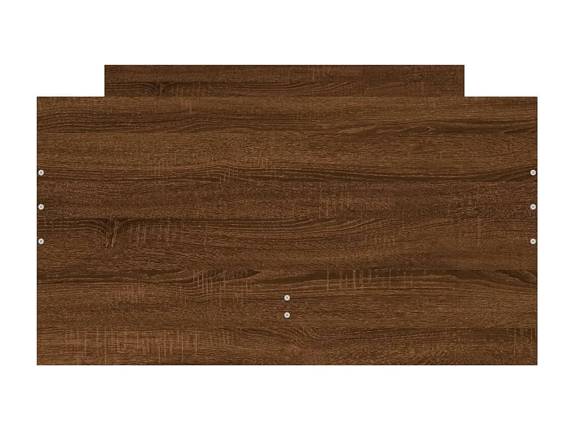 Lit simple | Lit adulte, enfant | Cadre de lit chêne marron 75x190 cm