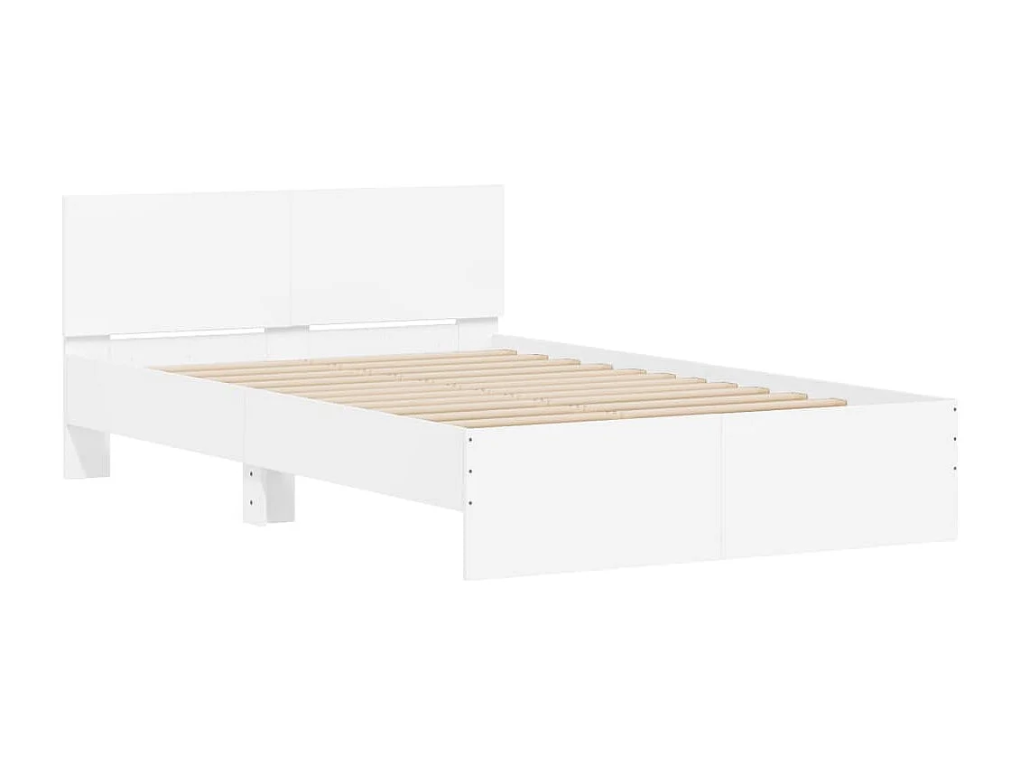 Lit double | Lit adulte | Cadre de lit avec LED blanc 135x190 cm