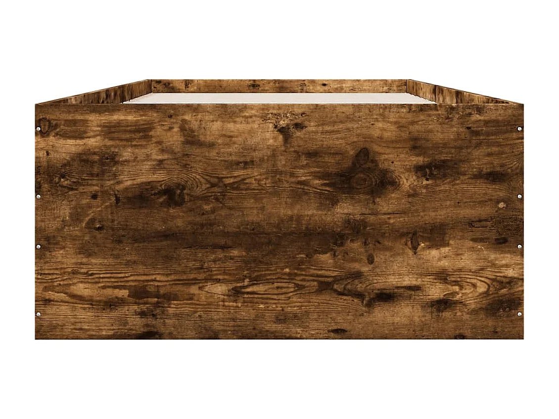 Lit simple | Lit adulte, enfant | Cadre de lit chêne fumé 75x190 cm