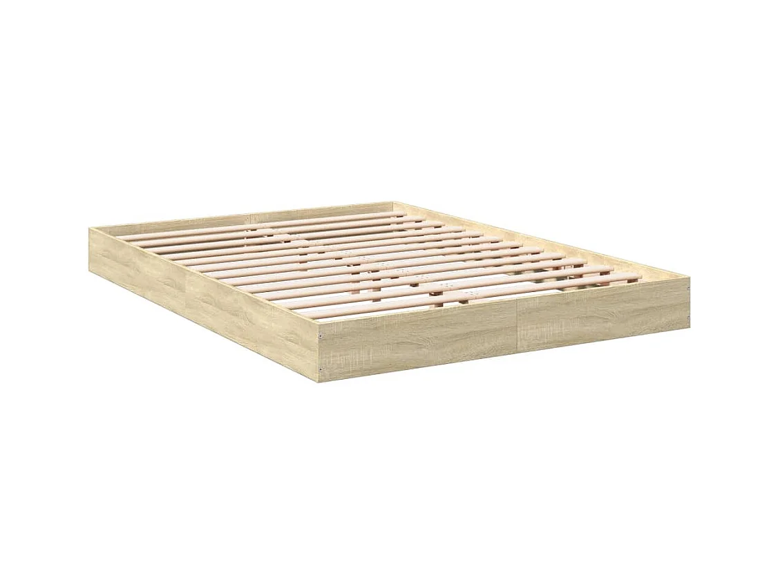 Lit double | Lit adulte | Cadre de lit chêne sonoma 140x200 cm
