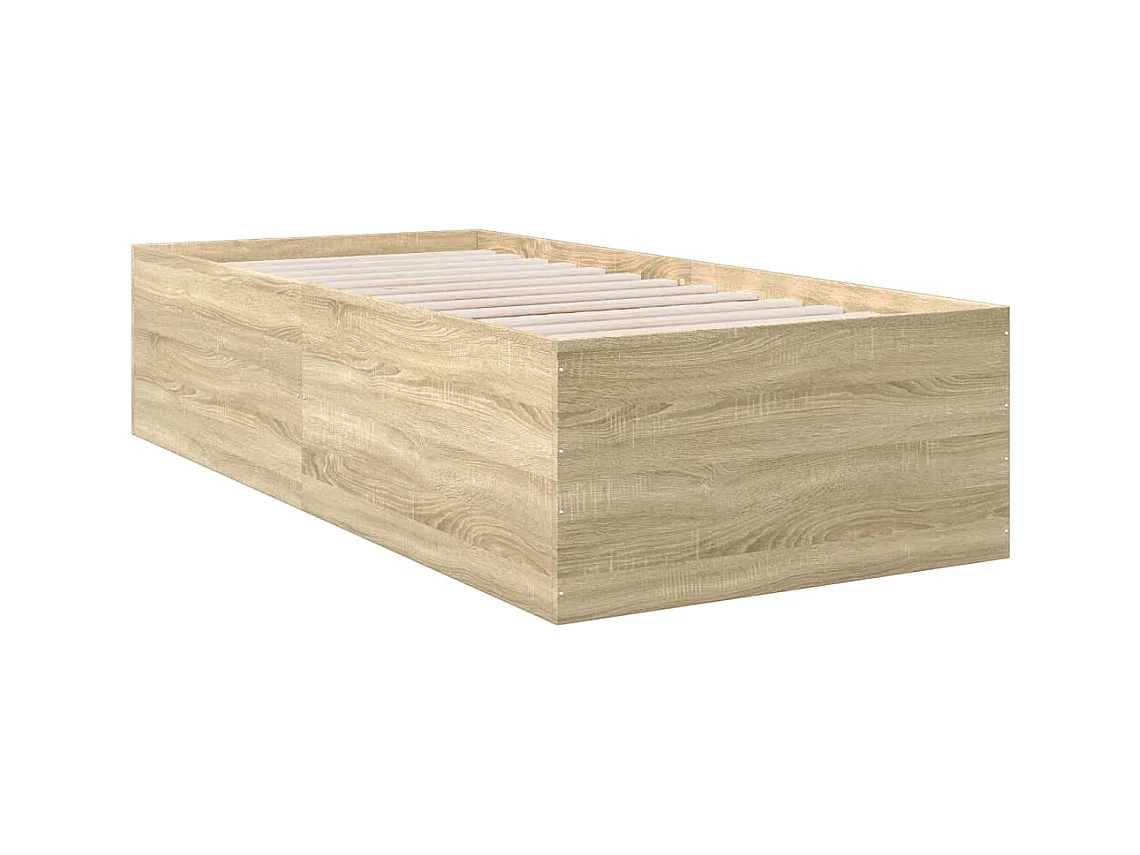 Lit simple | Lit adulte, enfant | Cadre de lit chêne sonoma 75x190 cm
