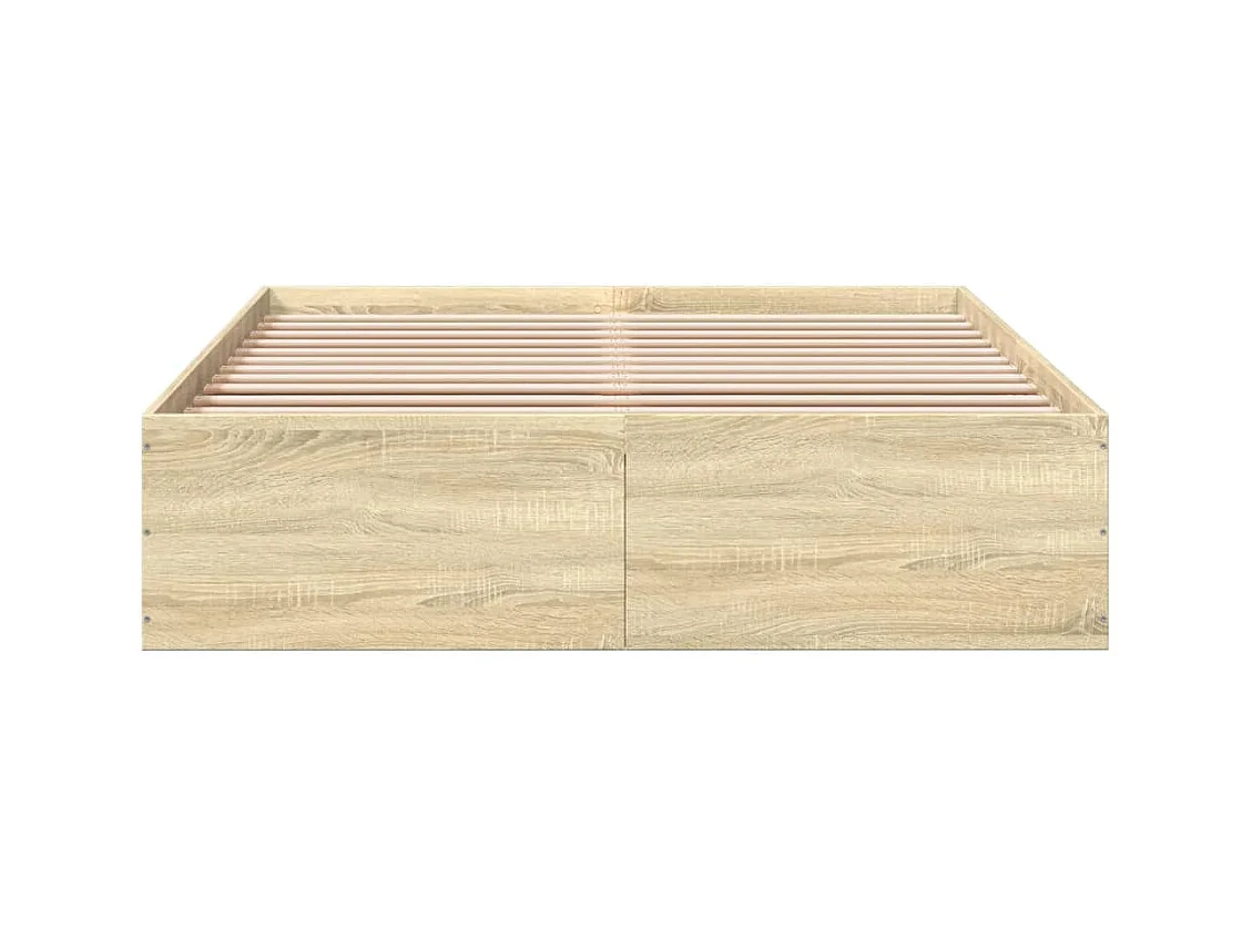 Lit simple | Lit adulte, enfant | Cadre de lit chêne sonoma 120x200 cm