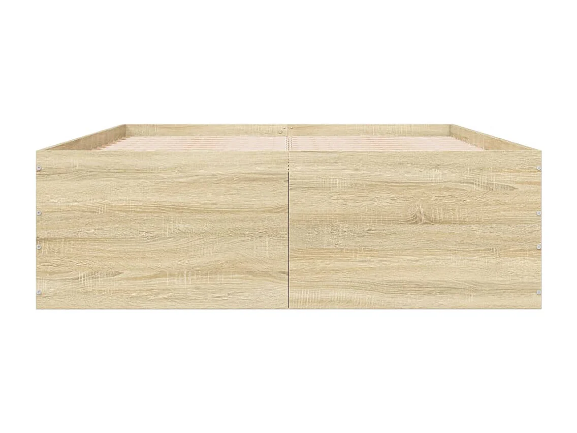 Lit simple | Lit adulte, enfant | Cadre de lit chêne sonoma 120x200 cm