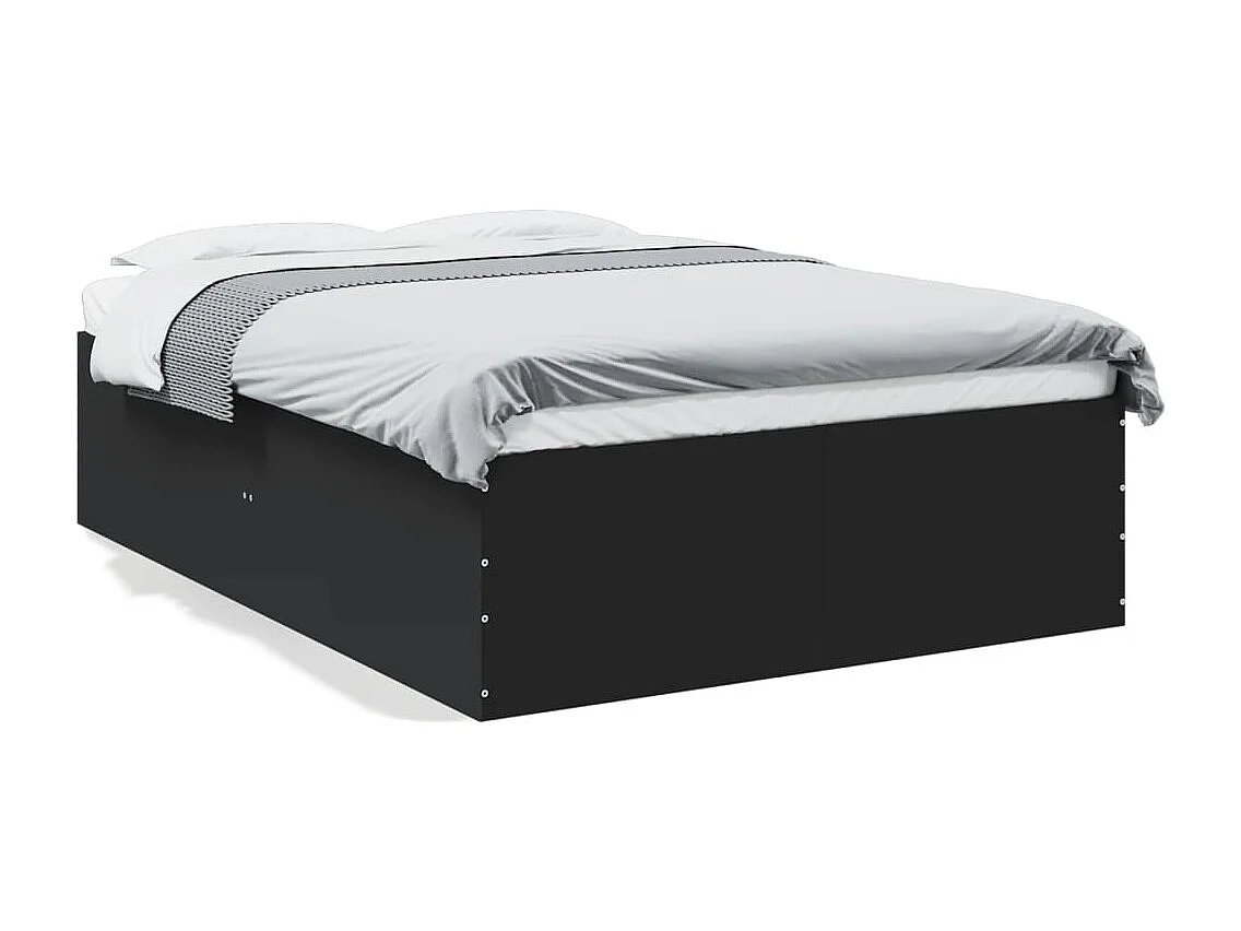 Lit double | Lit adulte | Cadre de lit noir 140x190 cm