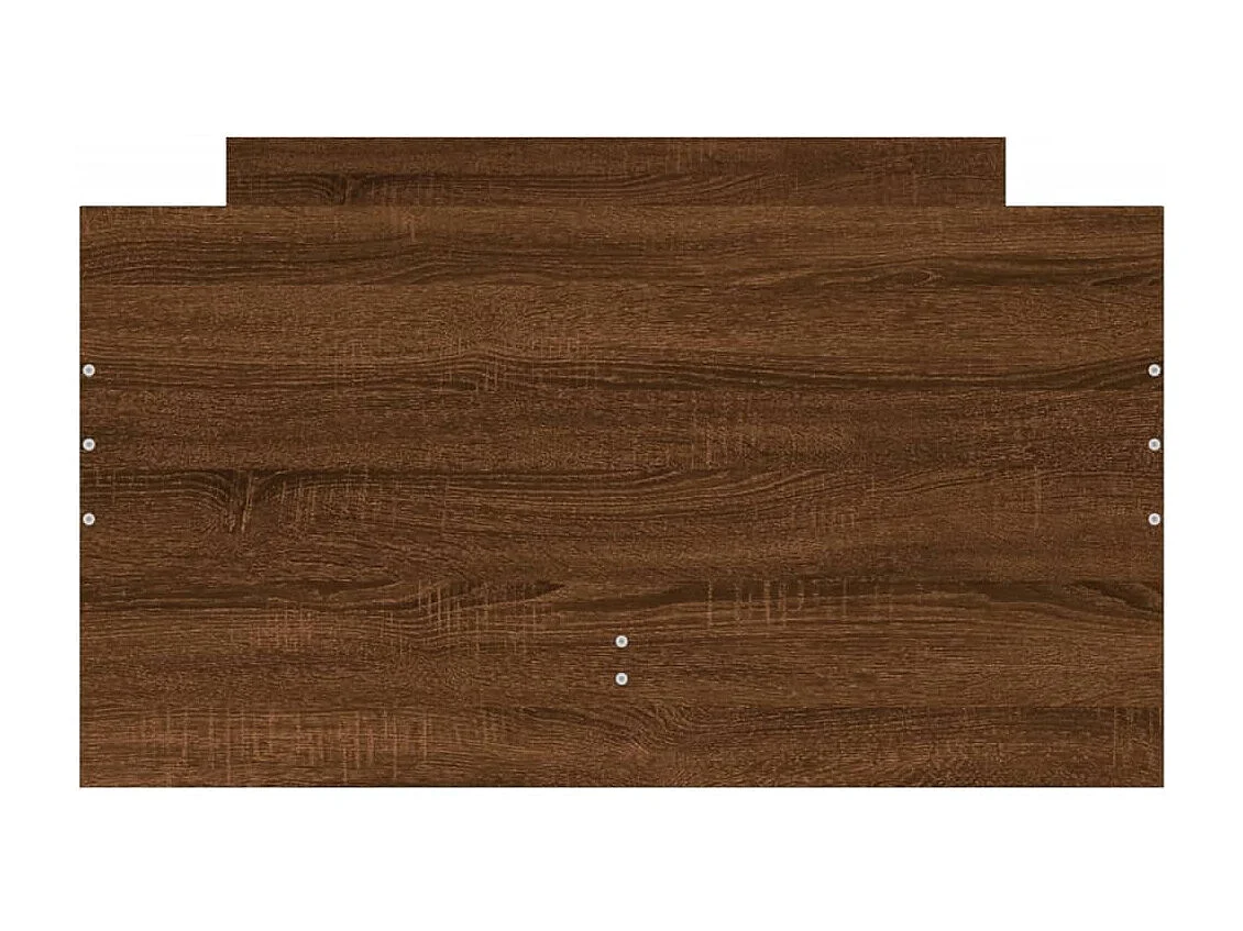 Lit simple | Lit adulte, enfant | Cadre de lit avec tiroirs chêne marron 100x200 cm