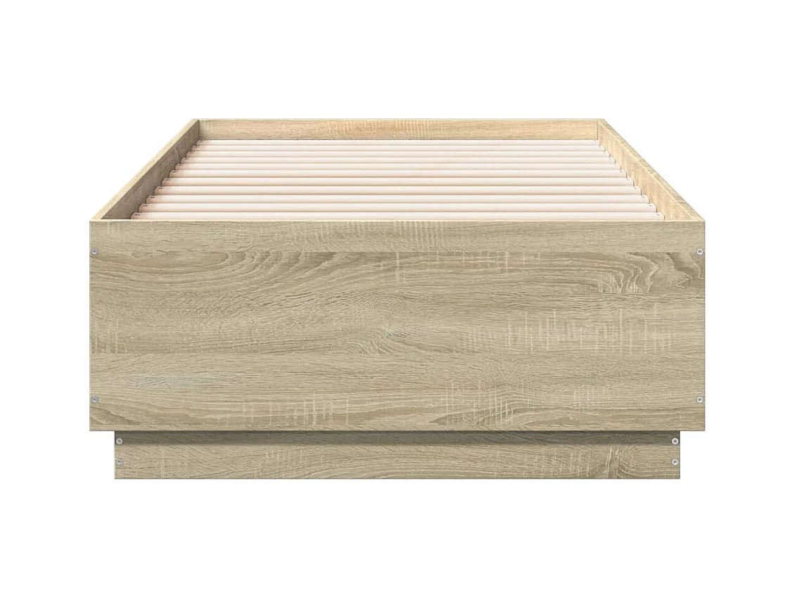 Lit simple | Lit adulte, enfant | Cadre de lit chêne sonoma 75x190 cm
