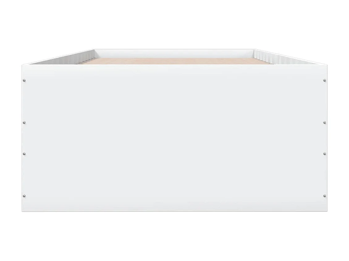 Lit simple | Lit adulte, enfant | Cadre de lit blanc 75x190 cm