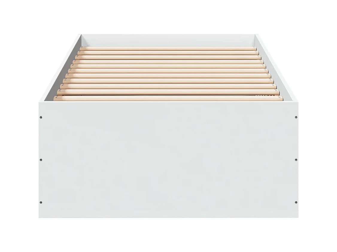 Lit simple | Lit adulte, enfant | Cadre de lit blanc 90x190 cm