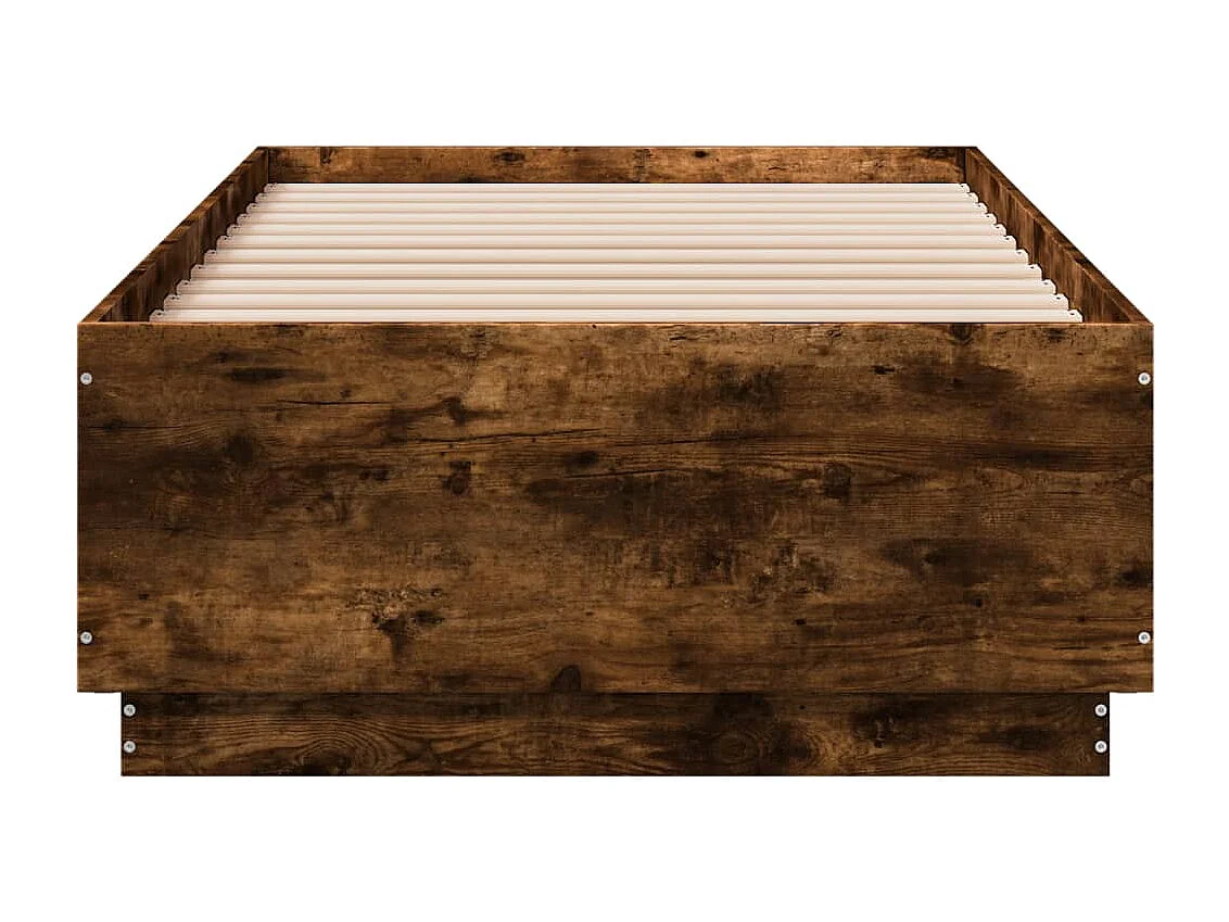 Lit simple | Lit adulte, enfant | Cadre de lit chêne fumé 75x190 cm
