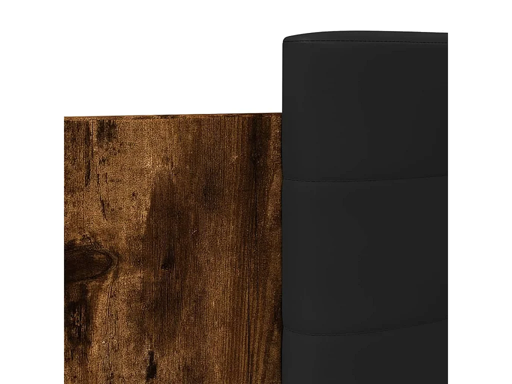 Lit simple | Lit adulte, enfant | Cadre de lit chêne fumé 75x190 cm