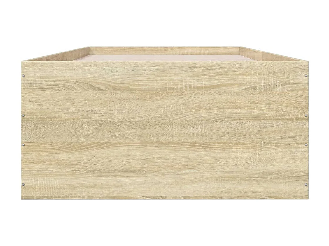 Lit simple | Lit adulte, enfant | Cadre de lit chêne sonoma 90x200 cm