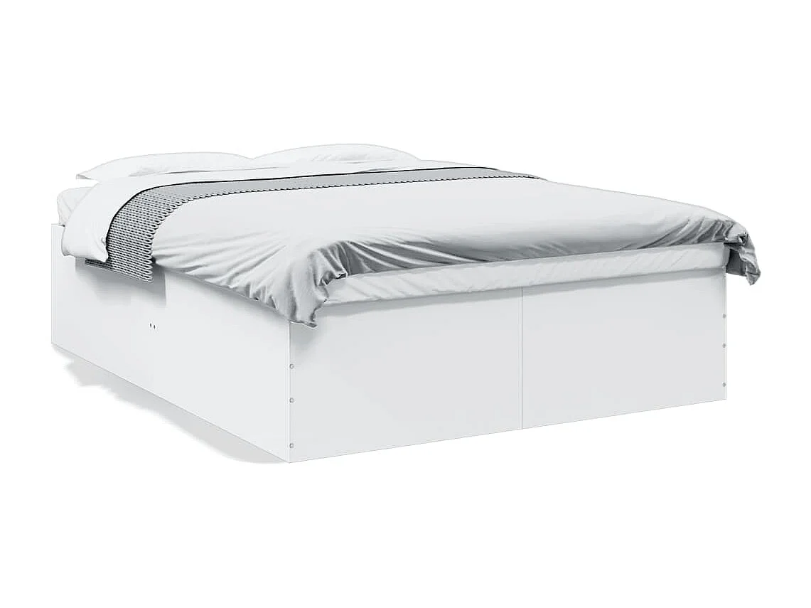 Lit double | Lit adulte | Cadre de lit blanc 160x200 cm