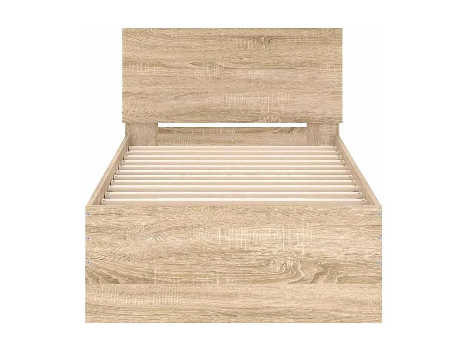 Lit simple | Lit adulte, enfant | Cadre de lit avec tête de lit 90x190 cm