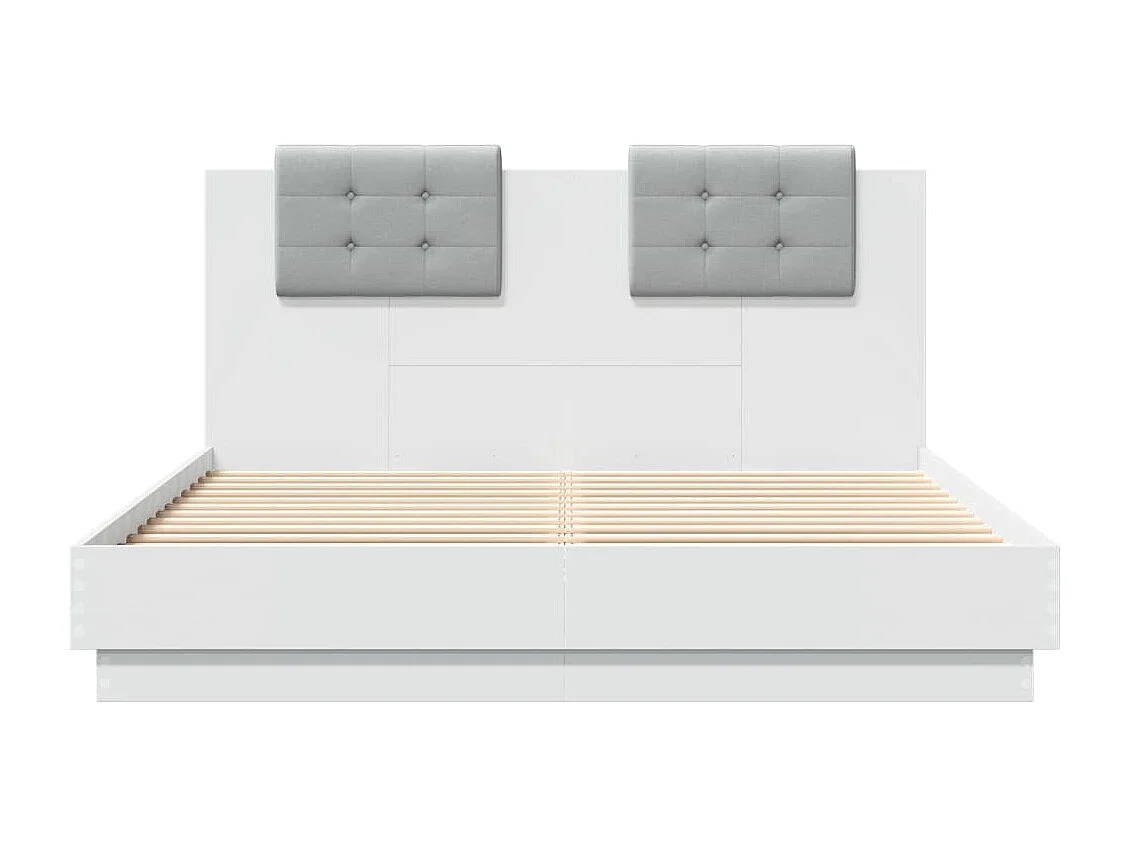 Lit double | Lit adulte | Cadre de lit blanc 140x200 cm