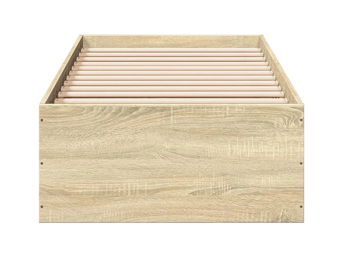 Lit simple | Lit adulte, enfant | Cadre de lit chêne sonoma 90x190 cm