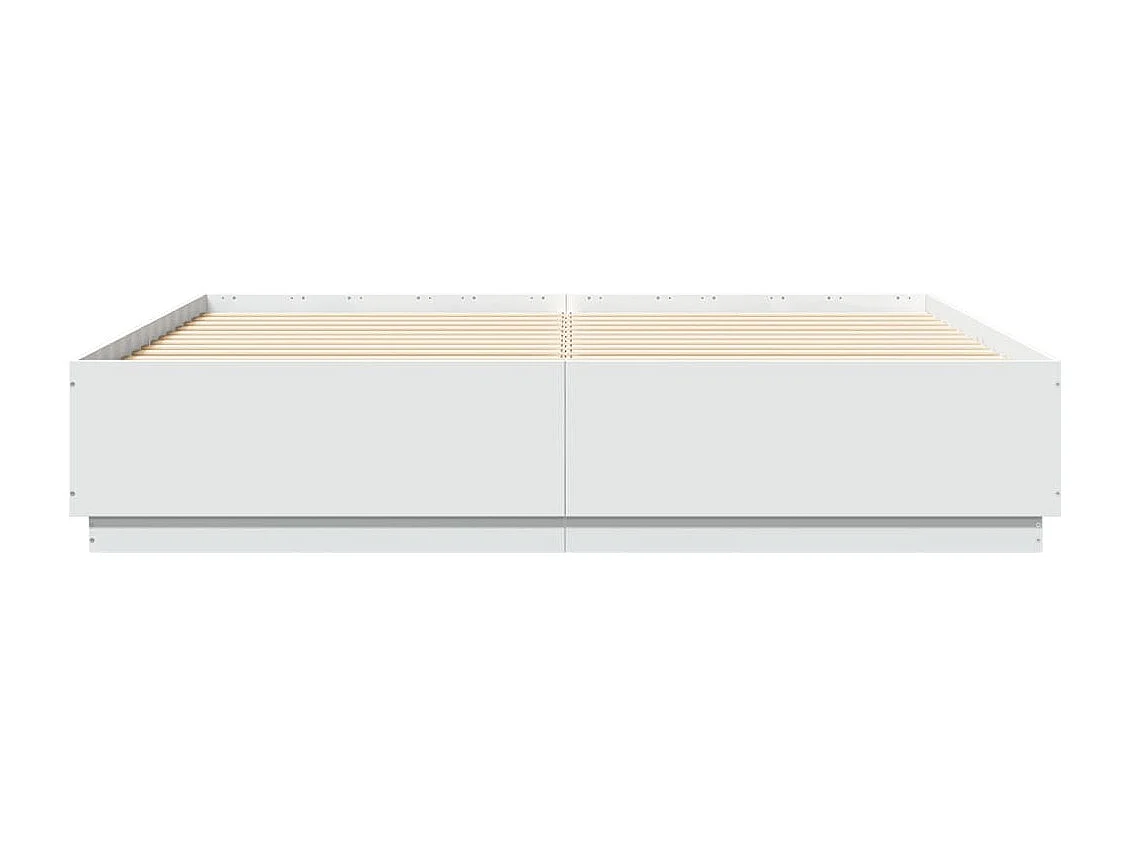 Lit double | Lit adulte | Cadre de lit blanc 200x200 cm