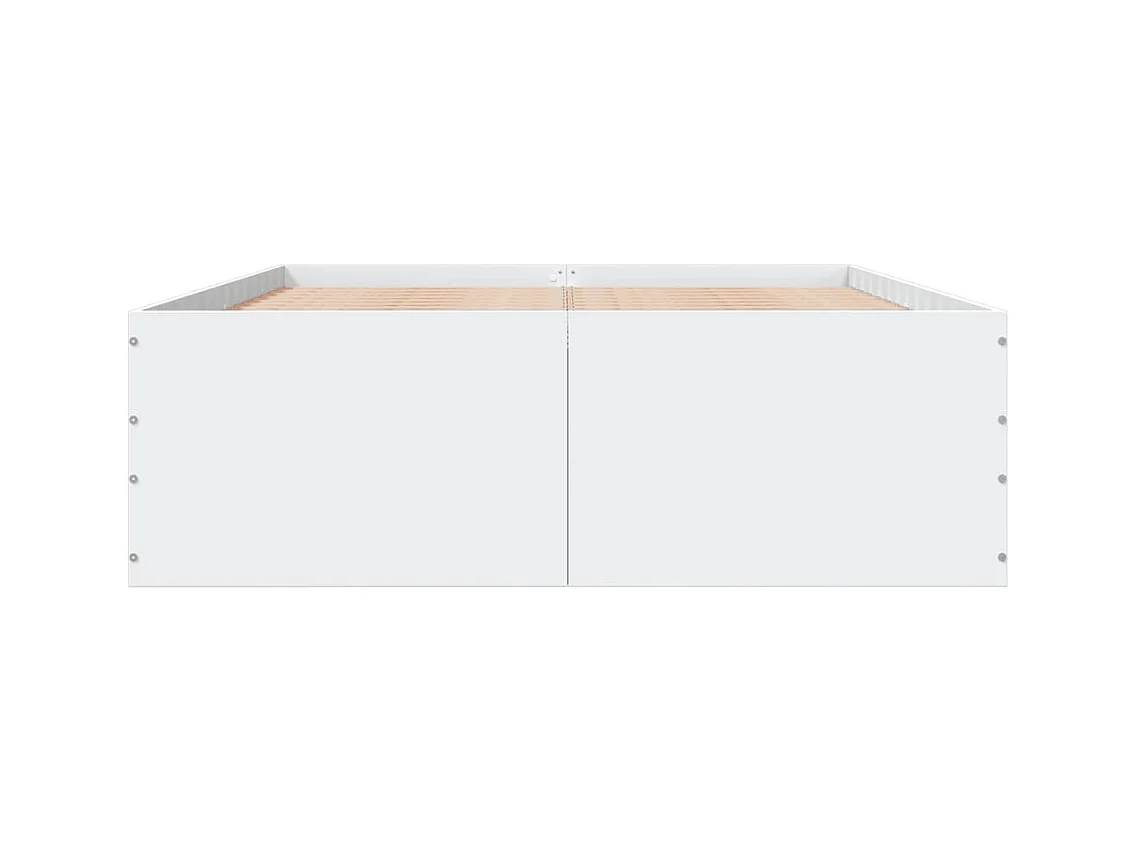Lit simple | Lit adulte, enfant | Cadre de lit blanc 120x200 cm