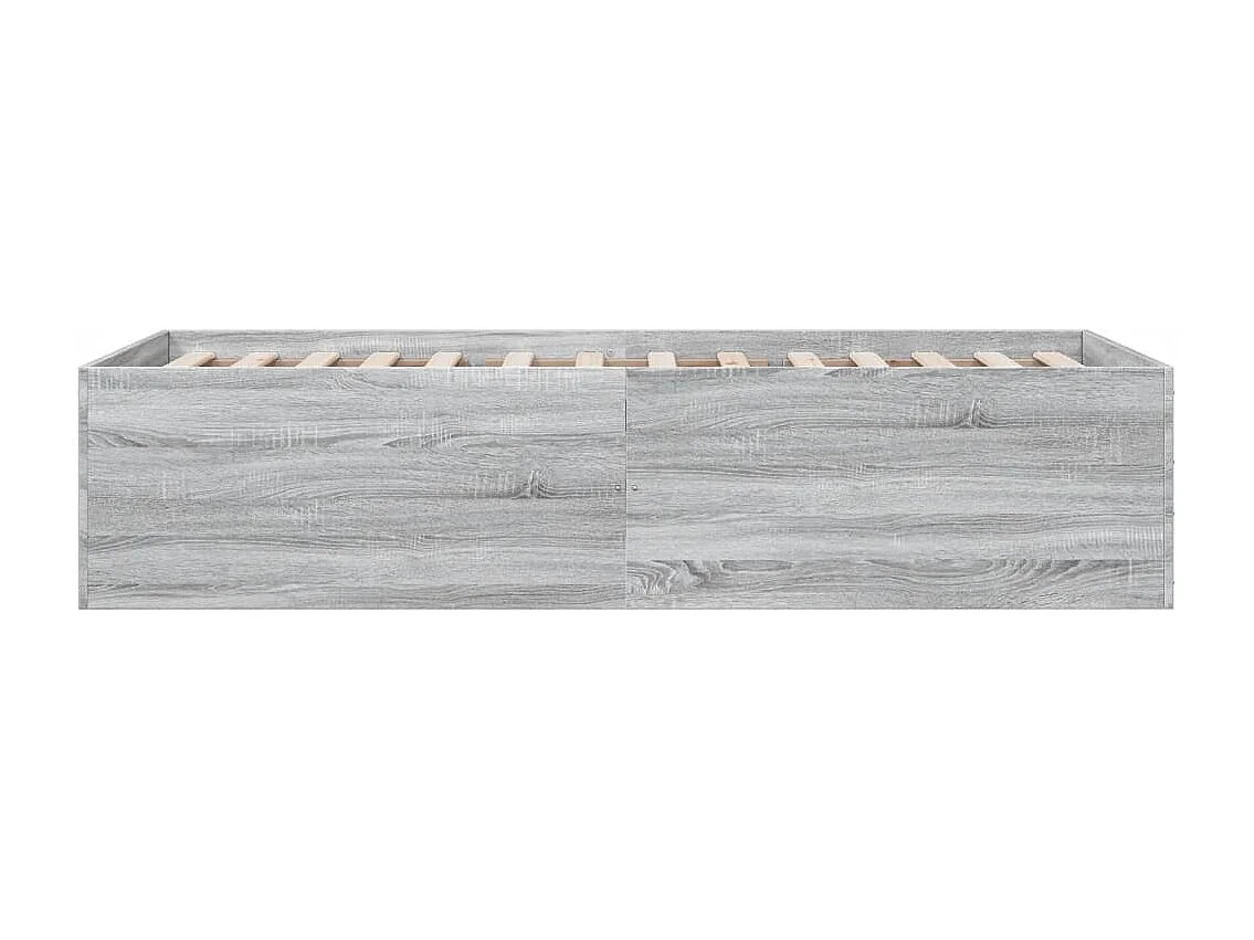 Lit simple | Lit adulte, enfant | Cadre de lit sonoma gris 90x190 cm