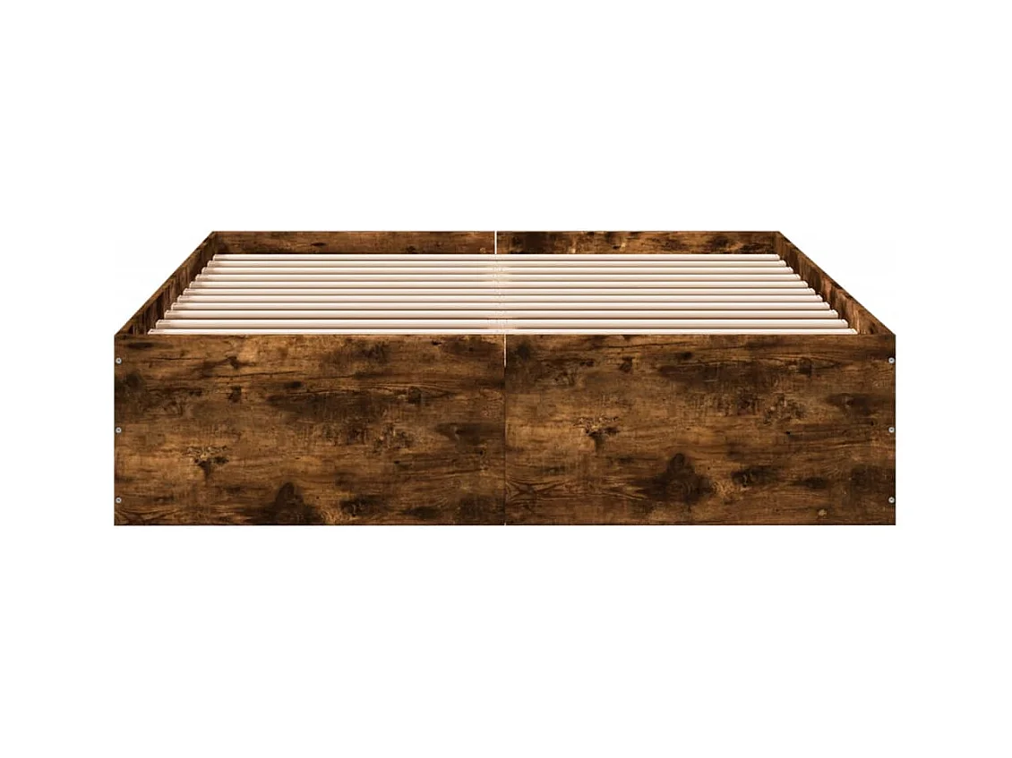 Lit simple | Lit adulte, enfant | Cadre de lit chêne fumé 120x200 cm