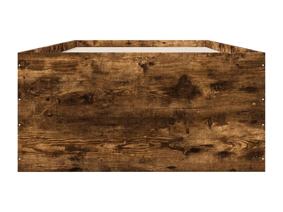 Lit simple | Lit adulte, enfant | Cadre de lit chêne fumé 90x200 cm