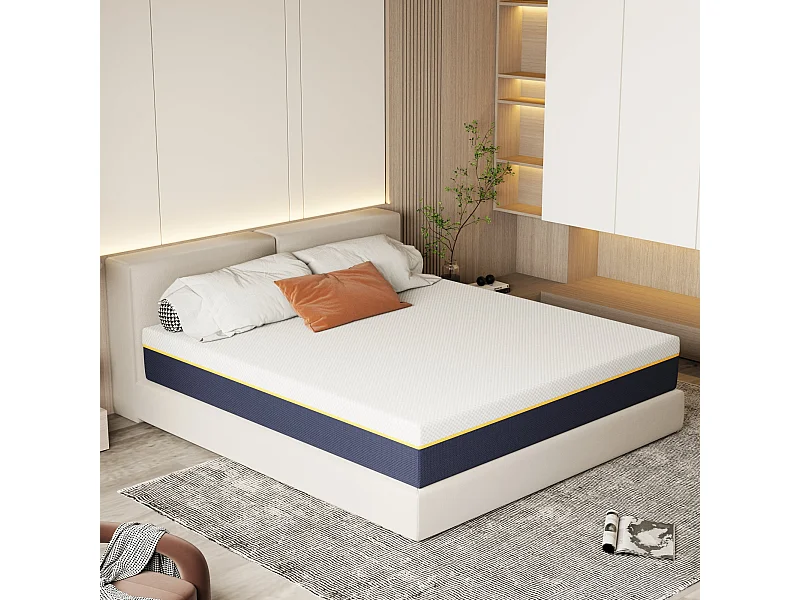 Matelas double en mousse adulte, 160*200 cm, 21 cm d'épaisseur