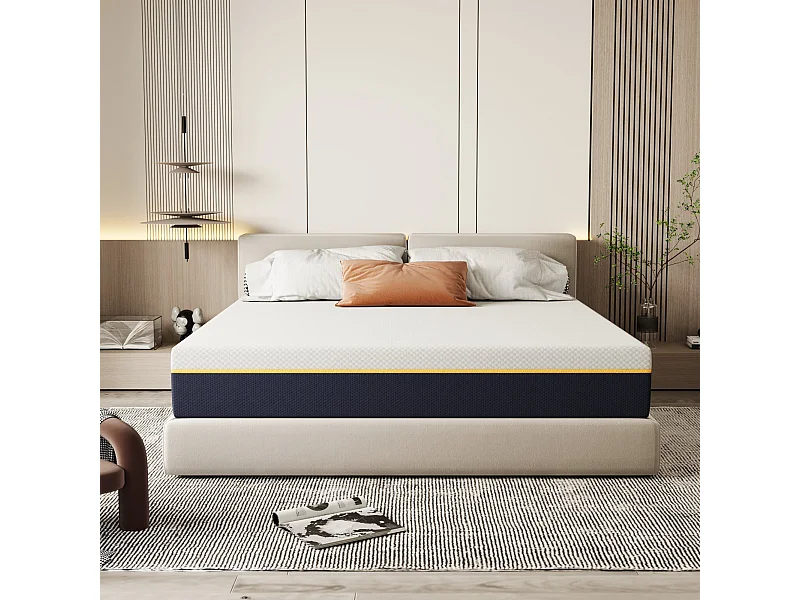 Matelas adulte double en mousse, 140*200 cm, 21 cm d'épaisseur