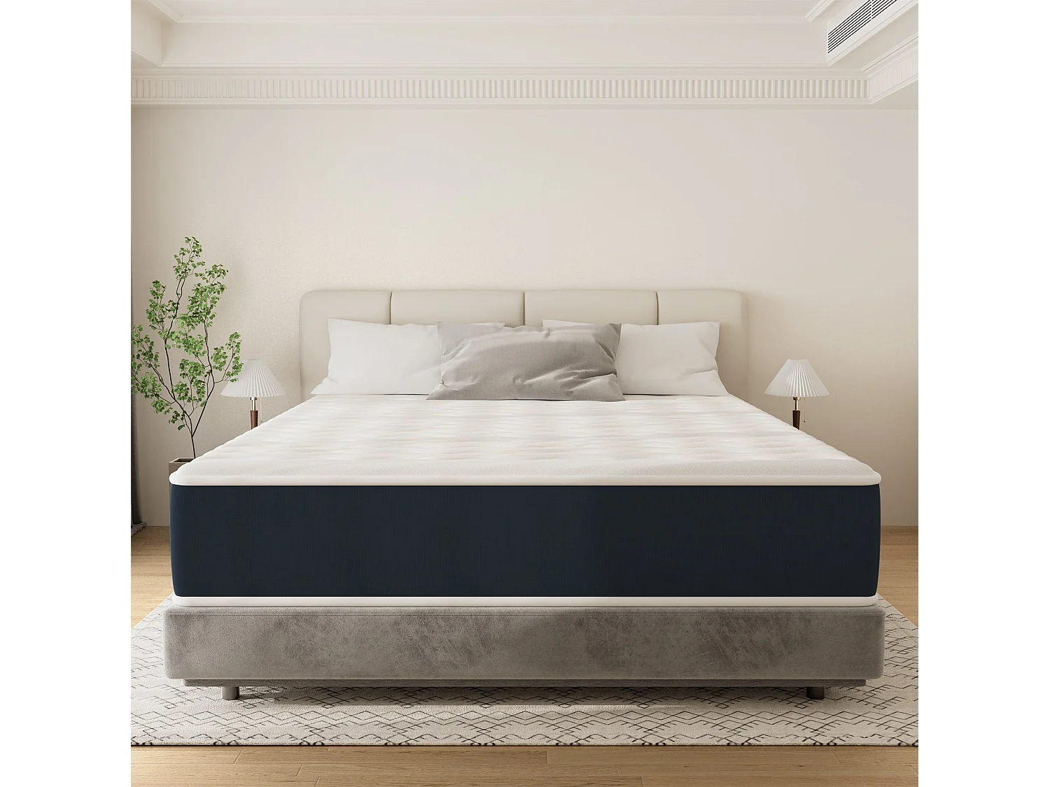 Matelas en mousse de 28 cm, 90 x 190 cm, double face