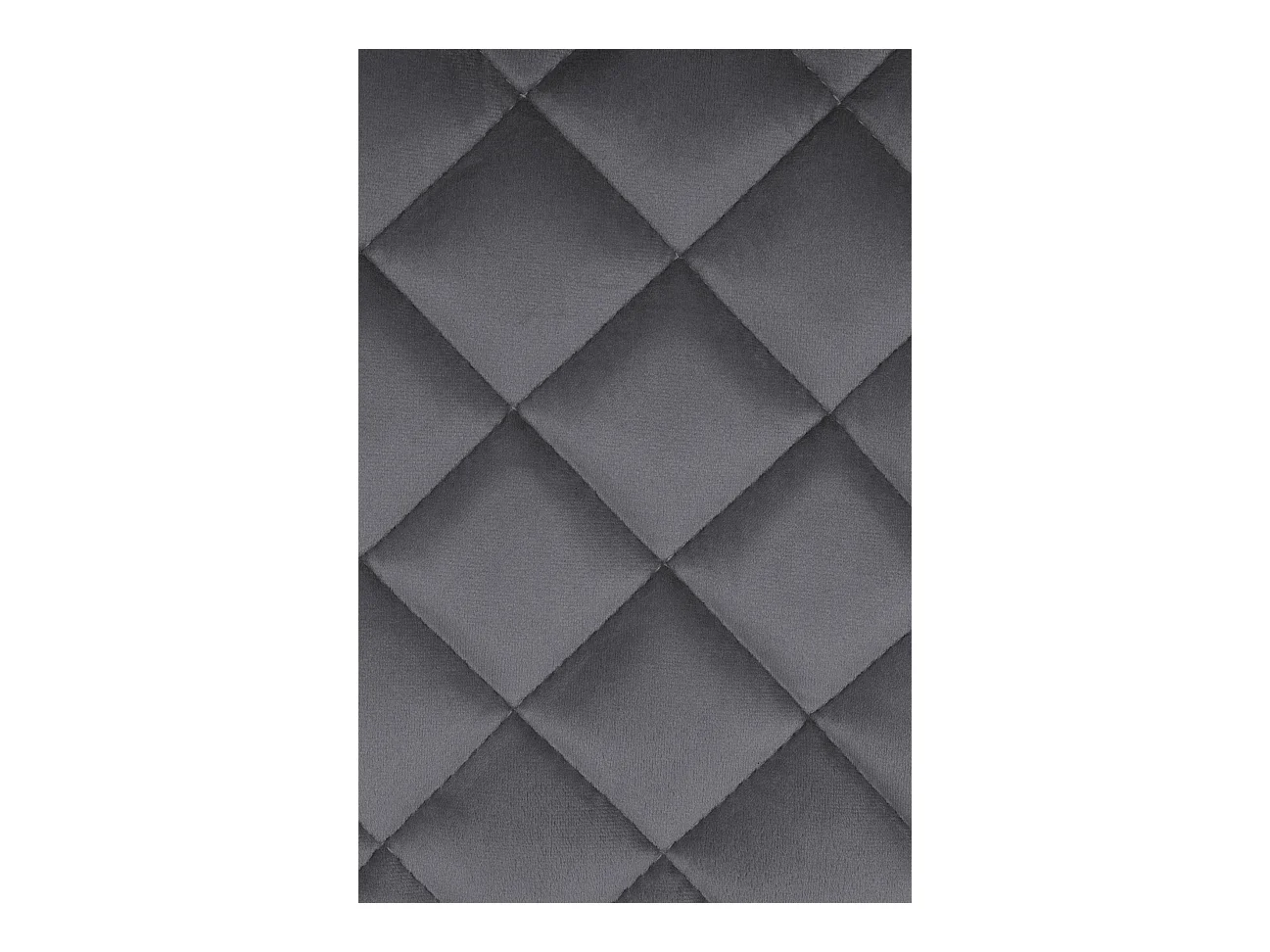 Lot de 2  Tabouret de bar - Velours - Gris foncé - Kasson