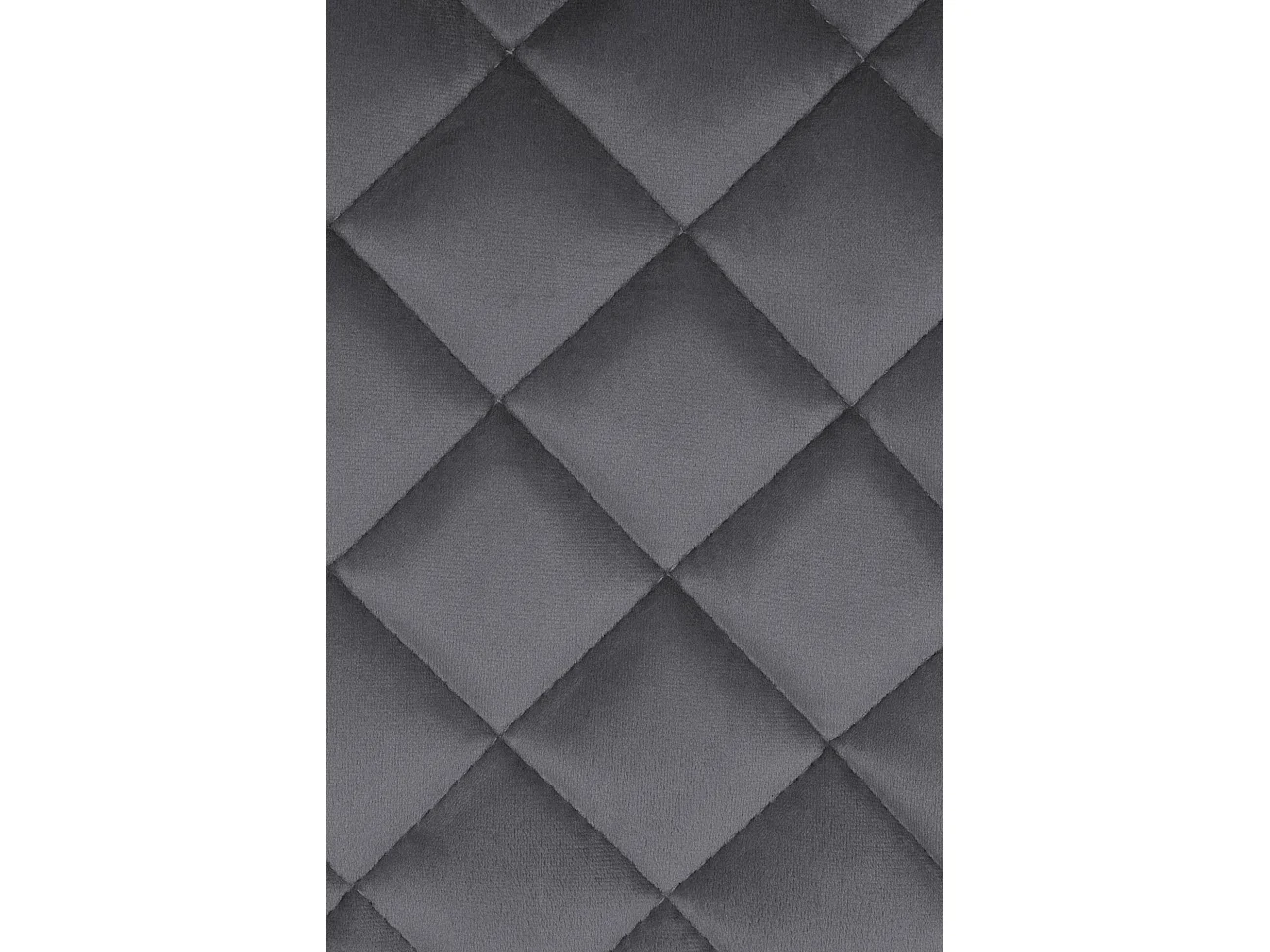 Lot de 2  Tabouret de bar - Velours - Gris foncé - Kasson