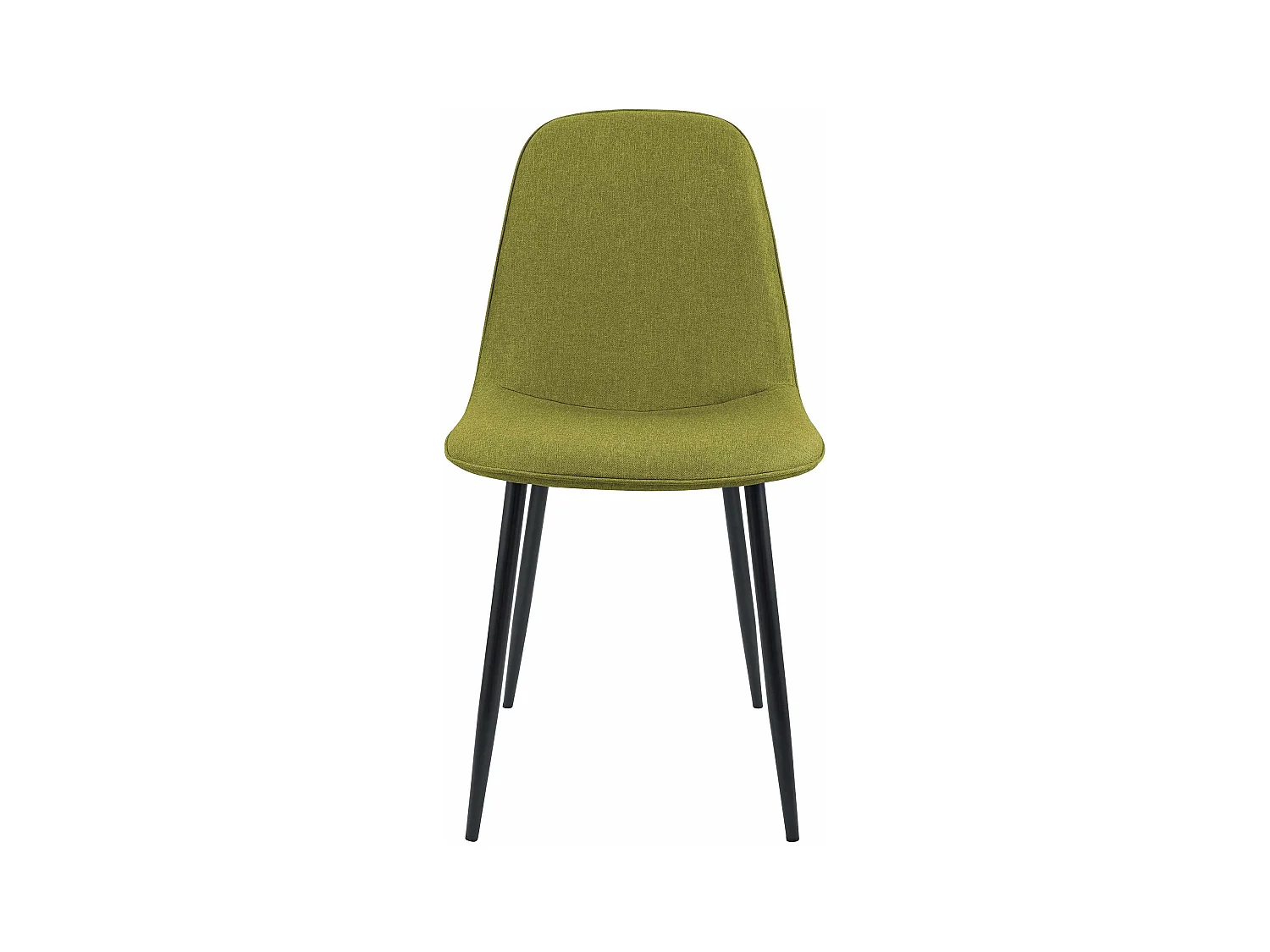 Lot de 2  chaise salle à manger - Tissu - Vert - Maryam