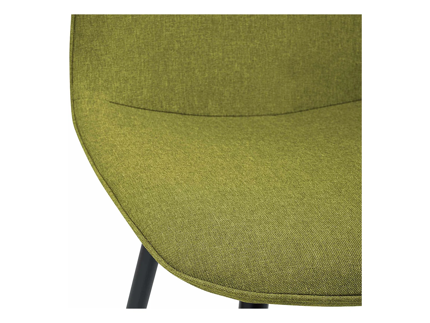 Lot de 2  chaise salle à manger - Tissu - Vert - Maryam