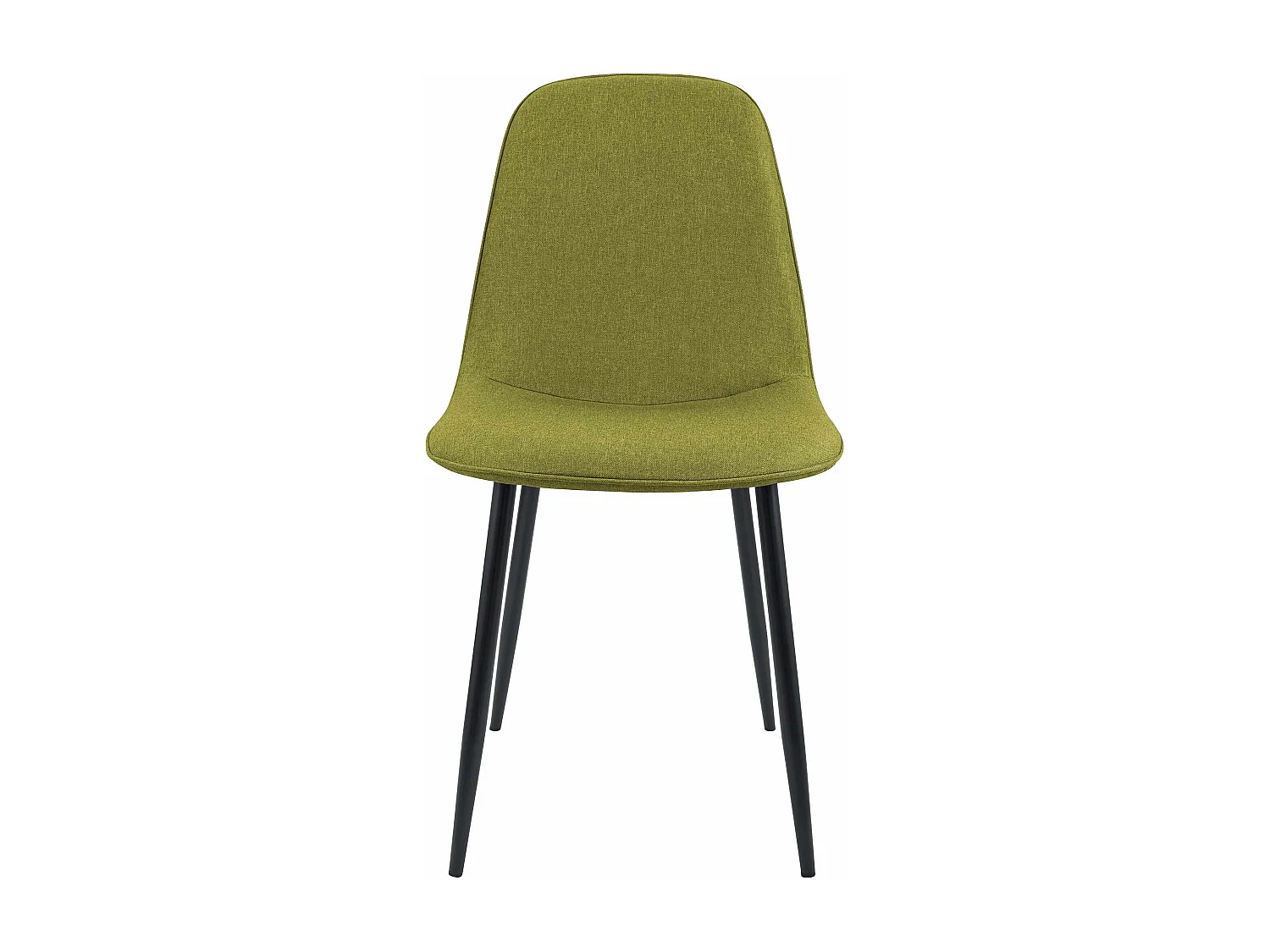 Lot de 2  chaise salle à manger - Tissu - Vert - Maryam