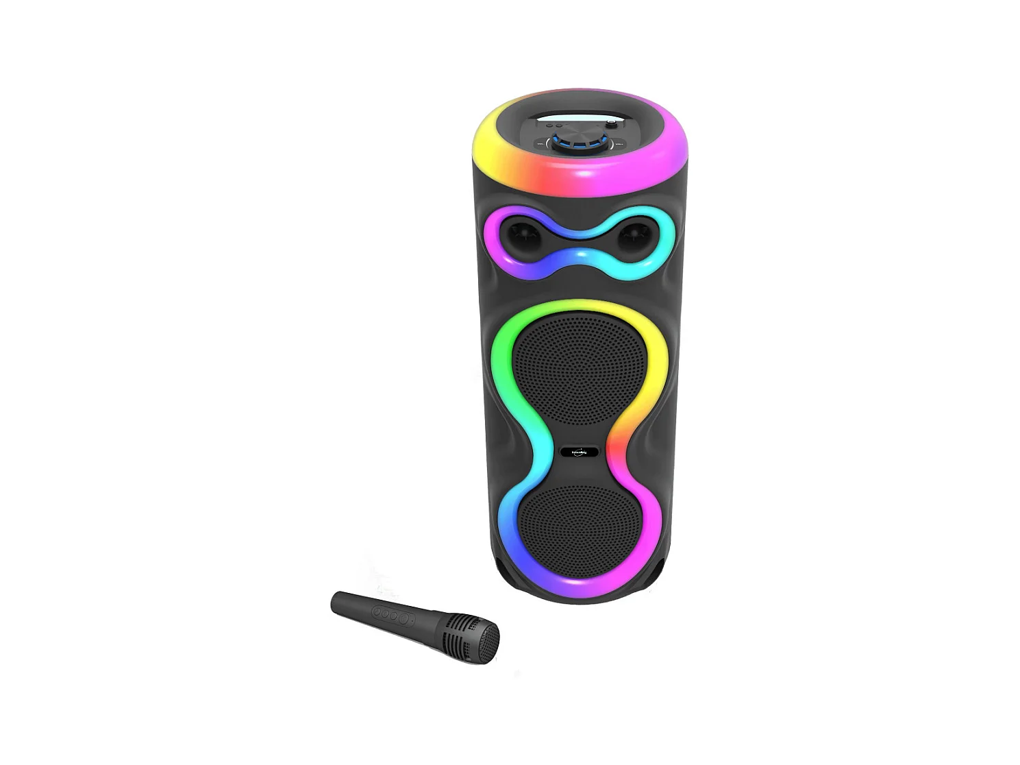 Enceinte lumineuse Bluetooth KARAOKE 1000W FIREBOOST