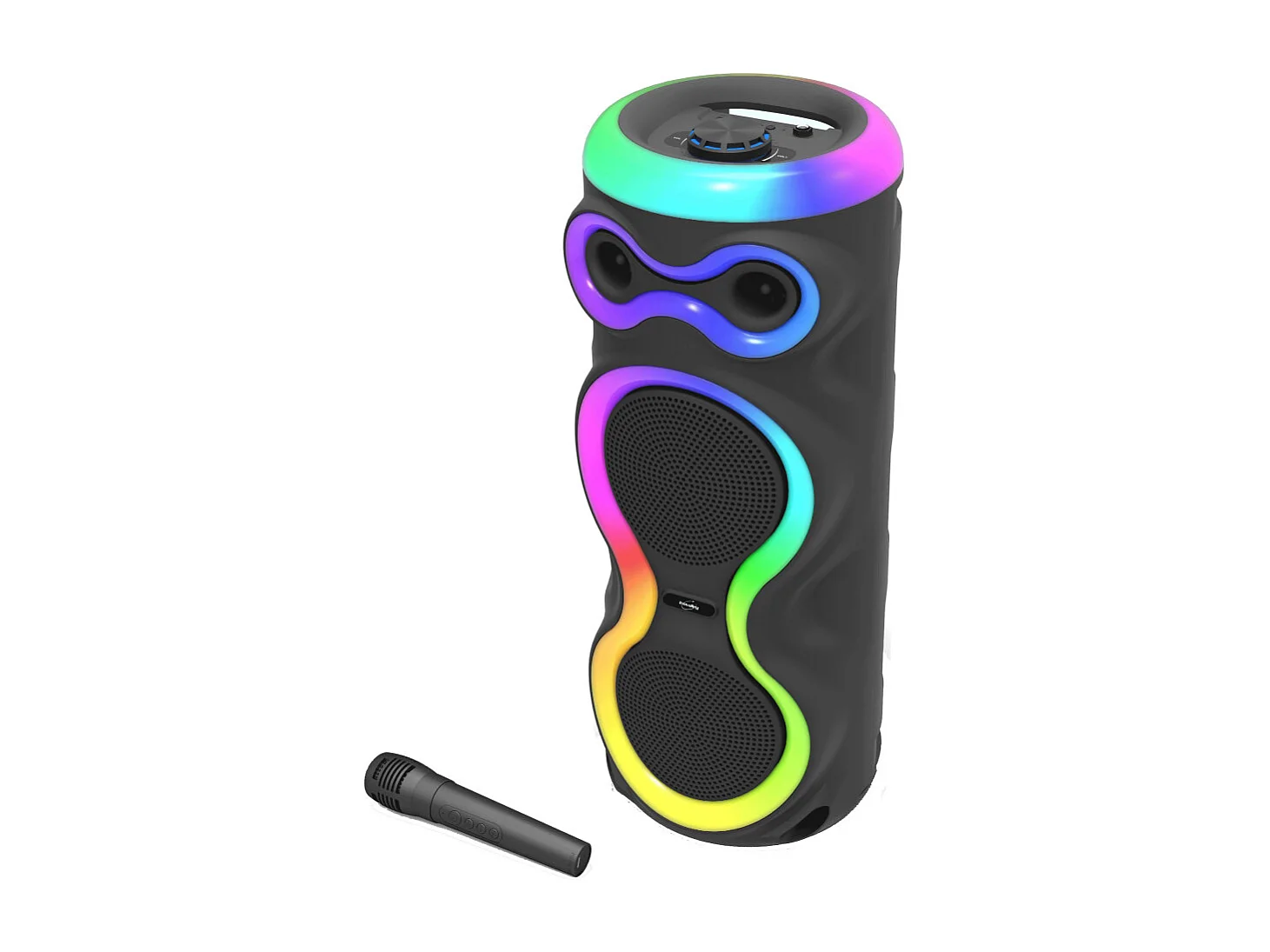 Enceinte lumineuse Bluetooth KARAOKE 1000W FIREBOOST