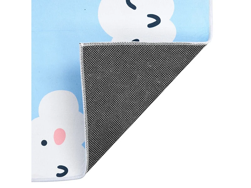 Tapete Estampado Multicolorido 160x230 cm em Poliéster Macio