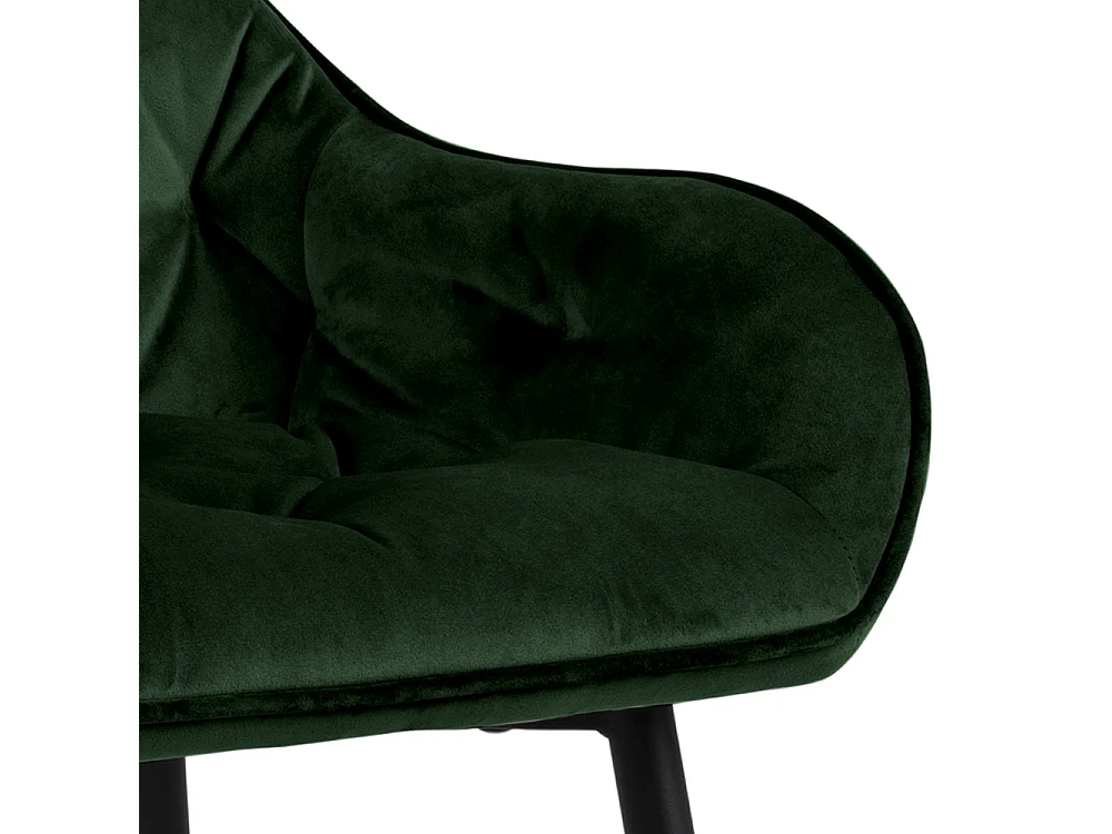 Brick barstoel Velours groen.